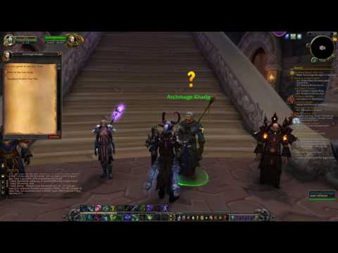 Archmage Khadgar additional dialogue options.