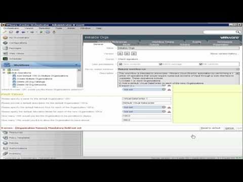 VMware vCloud Director Plugin for VMware vCenter Orchestrator 1 of 2