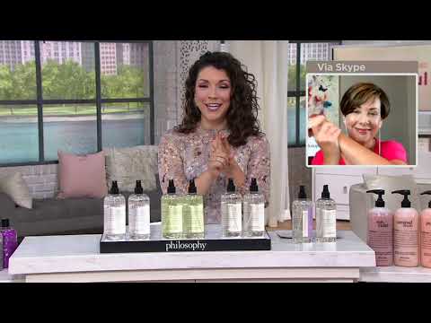 philosophy love & grace super-size satin oil body mist duo on QVC