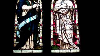 St Thomas And Peace Stained Glass Windows Old Parish Church Peebles Scottish Borders Scotland