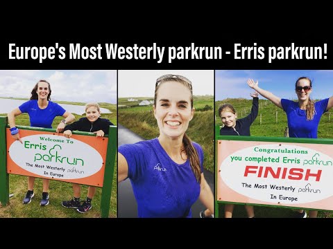 Erris parkrun. Running Europe's Most Westerly parkrun. Magic Rain, Cow Bravery & the Perfect Beach!