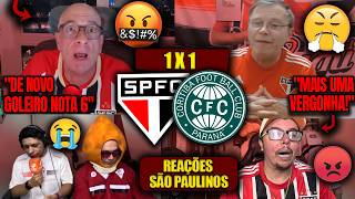 REAÇÕES dos SÃO PAULINOS - SÃO PAULO 1X1 CORITIBA - BRASILEIRÃO 2026 - EMPATE MUITO AMARGO!