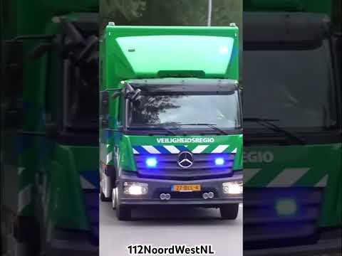 MCU 10-6890 Brandweer Obdam naar een grote brand in Alkmaar #einsatz #brandweer #fire #firefighter
