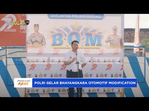 SATLANTAS POLRES BATANG GELAR EVENT UNIK ''BHAYANGKARA OTOMOTIF MODIFICATION'' BOM