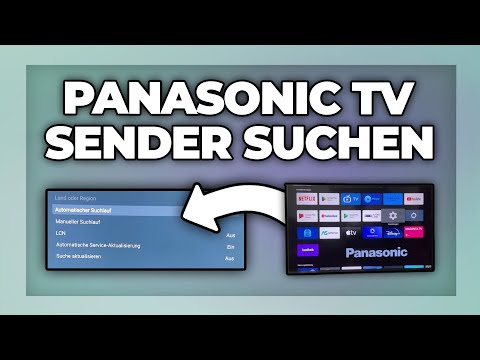 Panasonic TV Sendersuchlauf starten & neue Programme finden - Tutorial