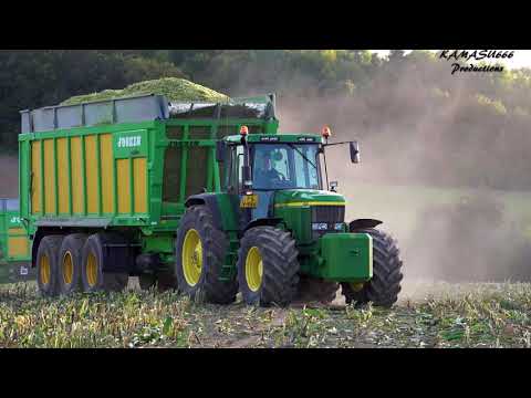 Mais 2019 : J-Reiff.LU / Claas Jaguar 950 / John Deere 7810 / Claas Xerion / Mais ernte / Harvest