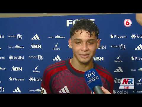 Andy Rojas es el jugador más joven en anotar con la sele en eliminatoria mundialista