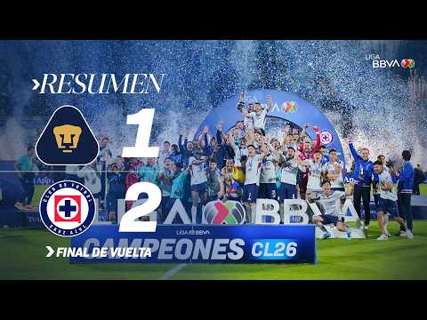 Club Universidad Nacional Pumas UNAM Ciudad de México 1-2 Club de Futbol Cruz Azul Ciudad...
