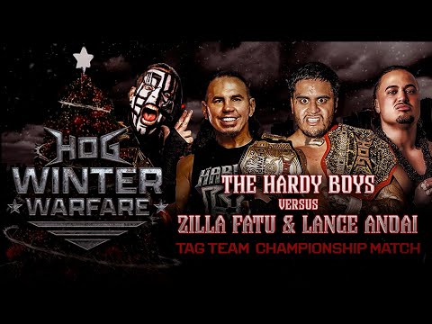 The Hardys vs Zilla Fatu & Lance Anoa'i [Full Title Match] HOG Winter Warfare (12/19/25)