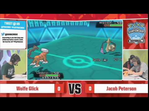 Pokemon VGC 2015 National Championship (day two part nine) Wolfe Glick vs Jacob Peterson