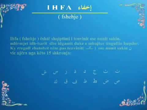 Rregullat e Texhvidit 4 - Ihfa