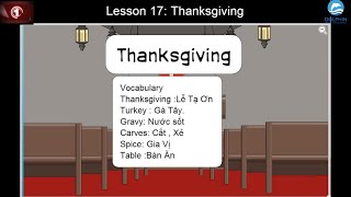 English Fluency - LV1 - Story 17. Thanksgiving
