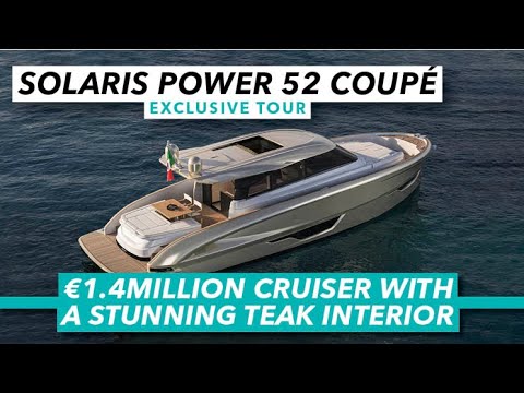 EXCLUSIVE: €1.4million cruiser with a stunning teak interior | Solaris 52 Power Coupe | MBY