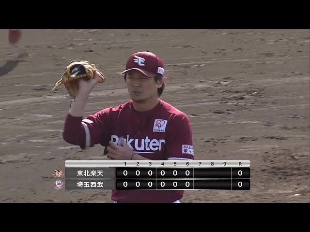 【ファーム】イーグルス・涌井秀章が3者連続の奪三振で、6回まで無失点の好投!! 2022年3月25日  埼玉西武ライオンズ 対 東北楽天ゴールデンイーグルス