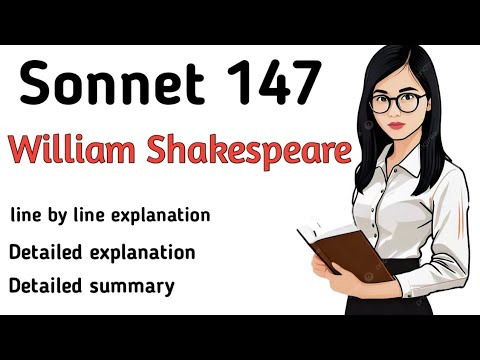 My love is as a fever, longing still || Sonnet 147 by William Shakespeare || #sonnets #poetry