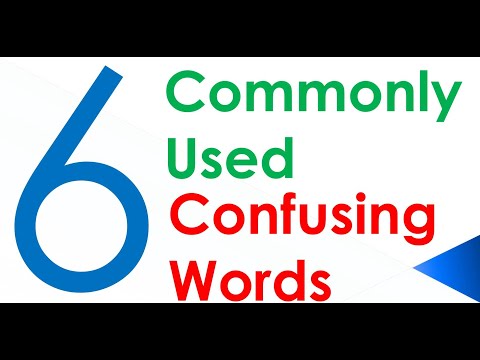 6 Commonly Used Confusing Words English | Confusing Words | Words Often Confused | Technical talk