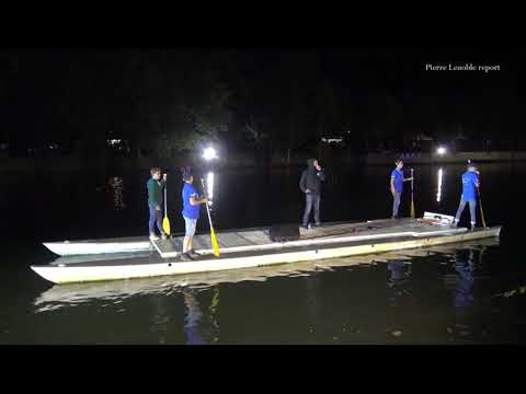 BEATBOX on the WATER SCOUILLA. Pierre Lenoble report .Row.Nignt Show.Soissons.