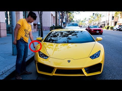 Denting Supercars Prank in Beverly Hills!!!!! Video