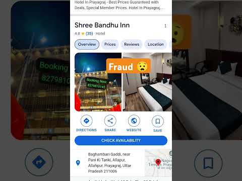 Fraud! Scam! Don't Book Hotel Online #shorts #viralshorts #scam #fraud
