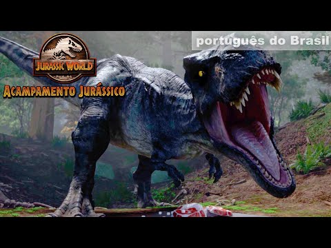 A batalha contra T.REX | JURASSIC WORLD: ACAMPAMENTO JURÁSSICO | Netflix