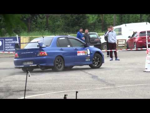 Andrzej Dykas / Paweł Piczak - Mitsubishi Lancer Evo 8 - 2 runda MOR w KJS Przemyśl 24-05-2015
