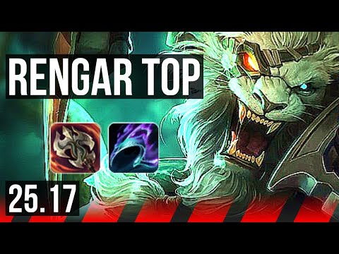 RENGAR vs CAMILLE (TOP) | 1300+ games | EUW Master | 25.17