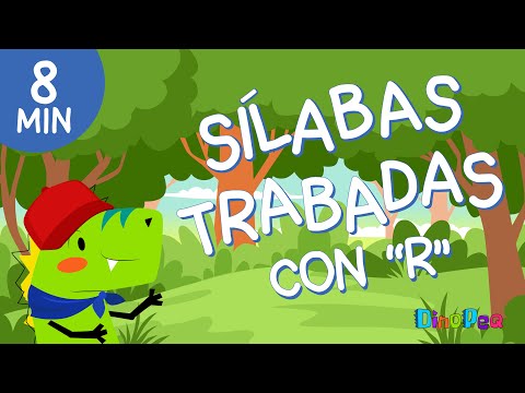 SÍLABAS TRABADAS CON "R"| Vocabulario para niños | Aprende a leer | DinoPeq 🦖