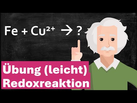 Übung Redoxreaktionen (leicht): Eisennagel in Kupfer(II)-sulfat Lösung