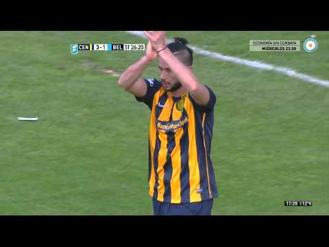 Gol de Larrondo. Rosario Central 3 - Belgrano 1 | Primera División 2015 - Fecha 21