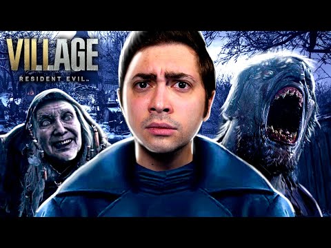 alanzoka assistindo o evento do  Resident Evil Village