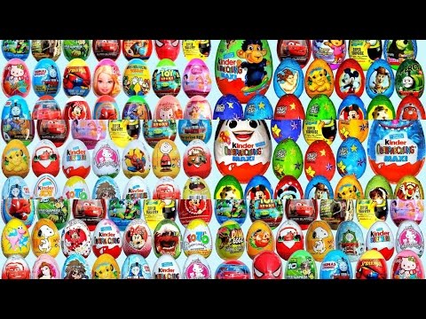 211 Kinder Surprise Eggs - Peppa Pig, Barbie, Pony, Octonauts, Batman, Pokemon by TheSurpriseEggs Video