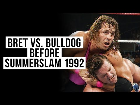 FULL MATCH: Bret Hart vs. British Bulldog battle before SummerSlam 1992: From the WWE Vault