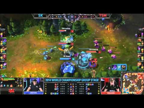 Crazy early ganks and dives (SK vs TSM)