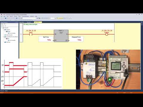 Off Delay Timer Example Using Micro810 Plc