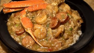 Easy Delicious Seafood Gumbo Recipe: Seafood Gumbo With Shrimp Crab meat & Okra
