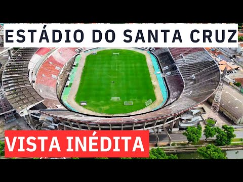 DRONE SHOWS DETAILS of the SANTA CRUZ FOOTBALL CLUB STADIUM in RECIFE.