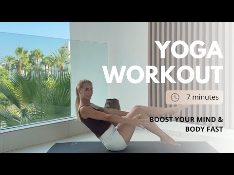 7-Min Energizing Yoga Workout | Quick Morning Flow to Boost Your Energy & Focus ⚡️