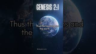 Genesis 2:1 | Daily Bible Verse #shorts #god #bibleverse #genesis