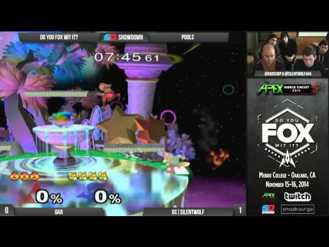 DYFWI Day 1 - Round 1 Pools: gaR (Sheik) vs GC|SilentWolf (Fox)
