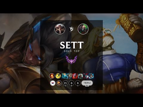 Sett Top vs Singed - KR Master Patch 12.20