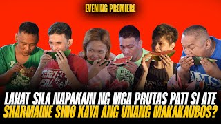 Download lagu LAHAT SILA NAPAKAIN NG MGA PRUTAS PATI SI ATE SHARMAINE SINO KAYA ANG UNANG MAKAKAUBOS SA KANILA? mp3