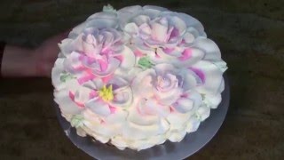 Rose Covered  Pie / Cake Decorating