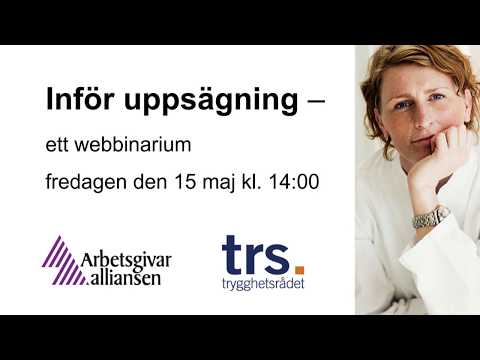Inför uppsägning - i samarbete med Arbetsgivaralliansen