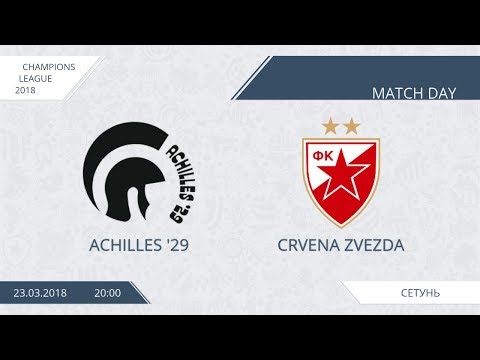 AFL18. Europa League. Qualification.  Achilles - Crvena Zvezda