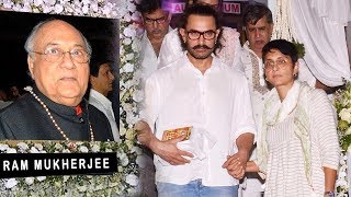 Aamir Khan with Wife Kiran At Rani Mukerji’s Father Ram Mukerji’s Prayer Meet