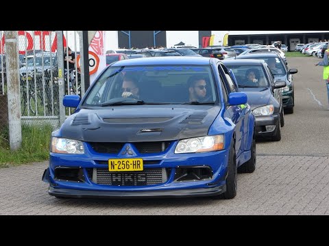 JDM Cars Leaving GO Japan 2024 (PART 1)! Supra, EVO, 370Z Twin Turbo, GT-R, RX-7, Silvia, Type R...