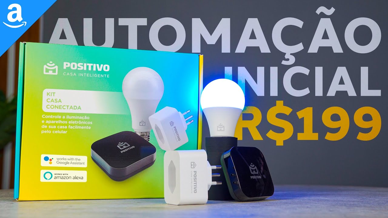 Ótimo Kit para INICIAR suas AUTOMAÇÕES EM CASA! Positivo Casa Inteligente (Explicando Passo a Passo)