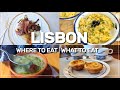 🍽️ the TOP foods you must try in LISBON and where to eat them 🇵🇹 #114
