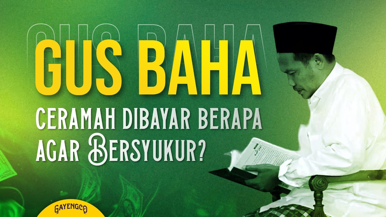 Gus Baha: Kok Bisa Hidup Tanpa Tujuan?!