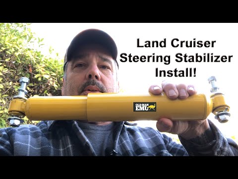 1997 Toyota Land Cruiser Old Man EMU steering stabilizer install